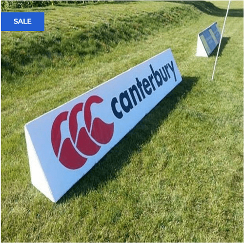 RUGBY PITCH ADVERTISING WEDGES