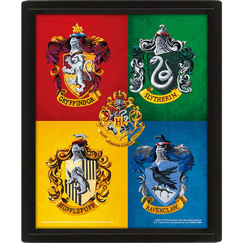 Harry Potter Framed 3D Picture Crests