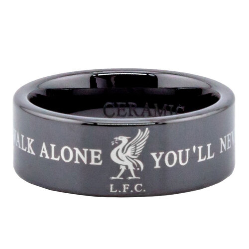 Liverpool FC Black Ceramic Ring