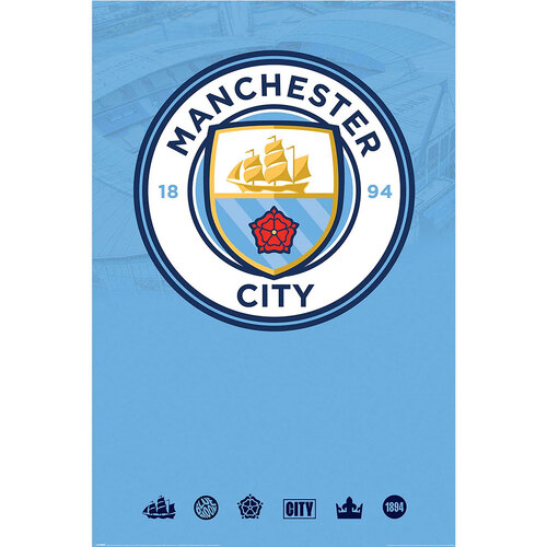 Manchester City FC Crest Poster 162