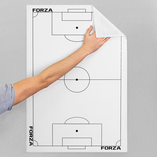 FORZA Adhesive Soccer Tactics Sheets [20 Sheets]