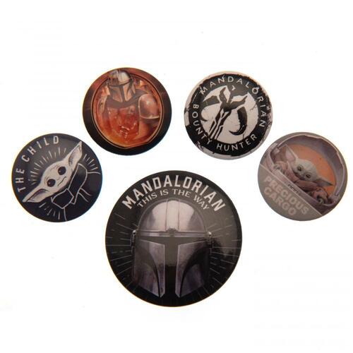 Star Wars: The Mandalorian Button Badge Set