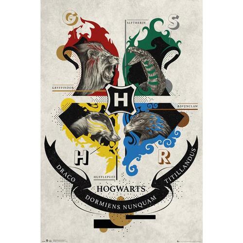 Harry Potter Poster Animal Crest 103