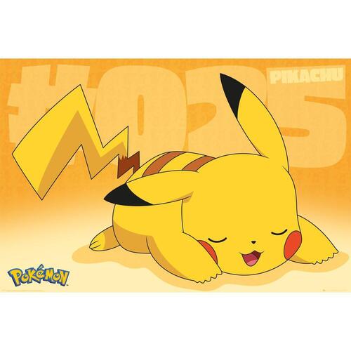 Pokemon Poster Pikachu Asleep 248