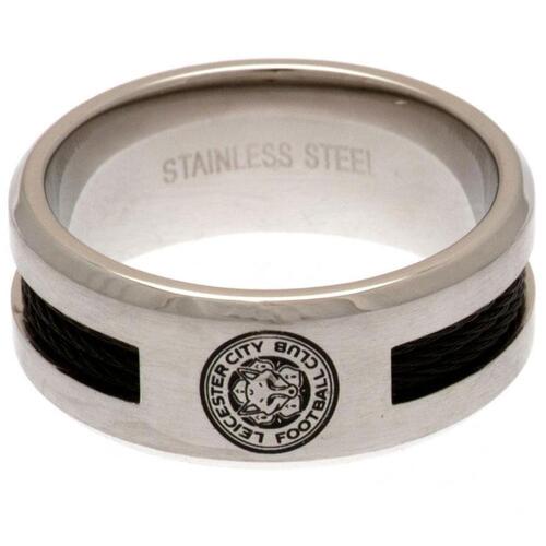 Leicester City FC Black Inlay Ring Small