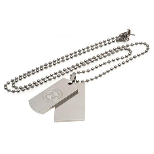 Celtic FC Double Dog Tag &amp; Chain