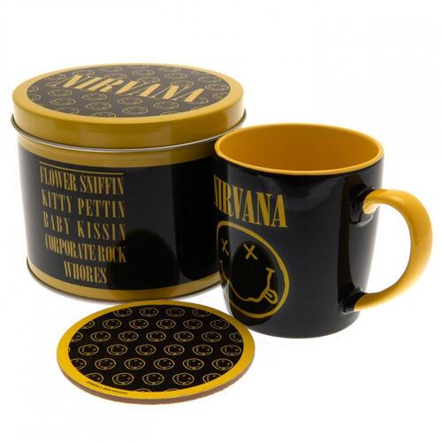 Nirvana Mug &amp; Coaster Gift Tin